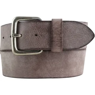 BELTINGER Gürtel aus weichem Vollrindleder Used-Look 5 cm | Jeans-Gürtel mit massiver Gürtelschnalle für Herren 50mm | Ledergürtel Vintage-Look | Braun 130cm - 130 cm (Gesamtlänge 145 cm)