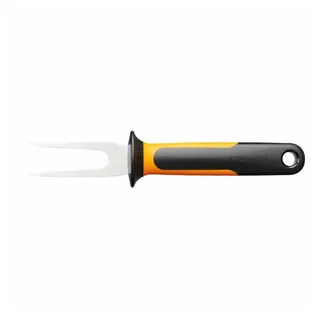 Fiskars Tranchiergabel Functional Form Fischfiletiergabel, ergonomischer Softgrip-Griff schwarz
