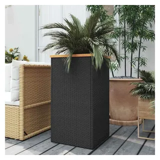 vidaXL Pflanzkübel 40 x 40 x 80 cm Schwarz