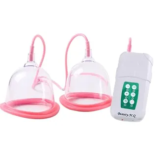 B/C/D Brustpumpe, Elektrisch Brustvergrößerung Pumpe Tasse Vakuumpumpe Busensaugschalen Saugschalen, für Größere Handpumpe Brustsauger Automatische Nippelstimulator