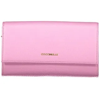 Damen-Geldbörse Lila Metallic mit Doppelöffnung und Münzfach - Violett