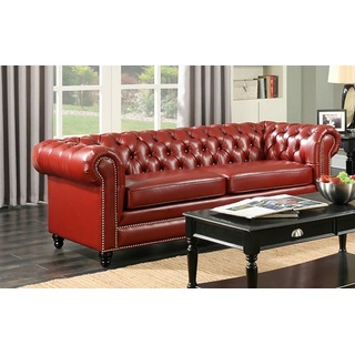 JVmoebel Chesterfield-Sofa, Chesterfield 3+2 Sitzer Garnitur Sofa Couch braun