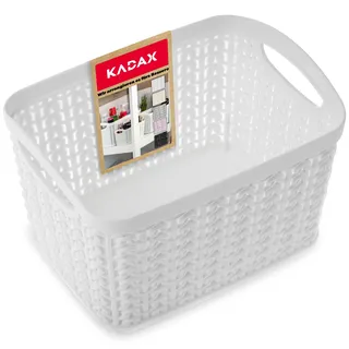 Kadax Aufbewahrungskorb rechteckig 1,5 L  weiß