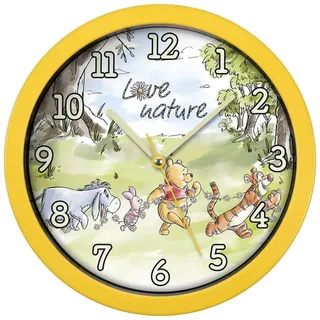 Disney Winnie Puuh WP3014 Wanduhr Gelb