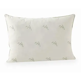 Yatas Kopfkissen, Weiß, Textil, Blätter, Füllung: Polyester, 40x80x20 cm, Hohenstein, Oeko-Tex® Standard 100, Made in Turkey, atmungsaktiv, für alle Schlafpositionen geeignet, formstabil, weich und anschmiegsam, feuchtigkeitsregulierend, Schlaftextilien, Kopfkissen & Nackenkissen, Kopfkissen