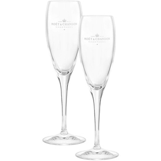 Moët & Chandon Impérial Champagner Flöten Gläser Flutes 0,2l Set Glas Klar (2 Stück)