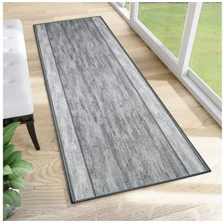Tapiso Läufer ANTI RUTSCH, rechteckig, Höhe: 6 mm, Antirutsch Flurläufer Meterware, rutschfest, pflegeleicht grau 67 cm x 100 cm x 6 mm