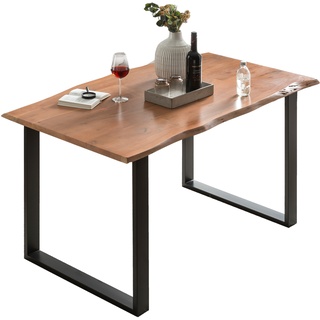 SIT Möbel TABLES & CO Esszimmertisch Metall/Akazie - Natur/ - Akazie/ - 120