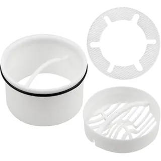 WPPQWP Haarsieb Dusche Abflusssieb Haarfänger Set 7 cm Duschabfluss | Haarsieb+Tauchrohr Duschablaufset Abflusssieb Dusche Ersatzhähne für Duschabläufe kompatibel Tempoplex 6961,6962,6963