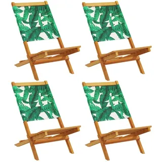 vidaXL Gartenstuhl 48 x 94 x 20 cm grün 4 St.