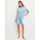 Pyjama-Shorts Blau XS 36/38