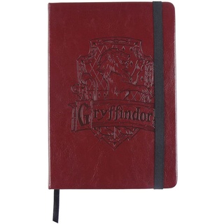 Harry Potter A5 Notizbuch, Hogwarts Notizbuch, Schreibtagebuch, Notizbuch Gryffindor Design - Rot