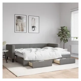 vidaXL Tagesbett 80 x 200 cm Dunkelgrau