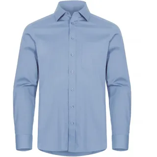 Clique Langarmhemd Blau XS