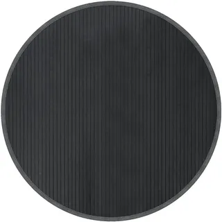 vidaXL Teppich Rund 100 x 100 cm Grau