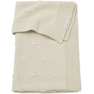 Meyco Baby Babydecke Knots gestrickt 75x100 cm 1.0 TOG