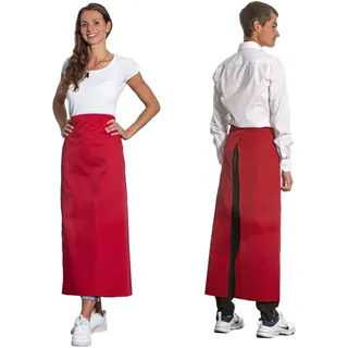 Zollner Schürze, Rot, Textil, 95x100 cm, Kochen, Geschirrtücher & Schürzen, Schürzen
