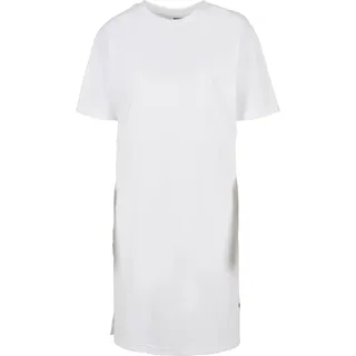 URBAN CLASSICS Dress Organic Oversized Slit Kurzarm-T-Shirt White M