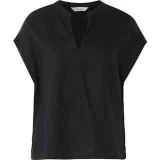 Tchibo - Leinenbluse - Damen - Gr. 36 - schwarz