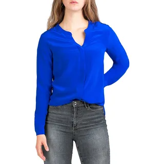 Posh Gear Damen Seidenbluse Nobicetta Bluse aus 100% Seide - L