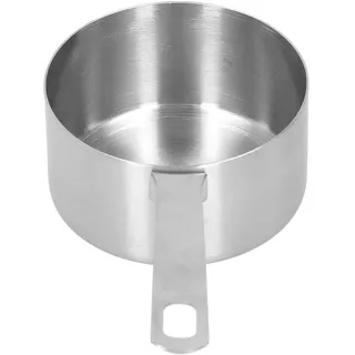 Messbecher aus Edelstahl für Küche, Backen, Messlöffel mit Waage, Kochzubehör(1/4cup)