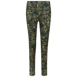 PiP Studio Leggings Bella long Sport Trousers Tutti i Fiori mit floralem Muster grün