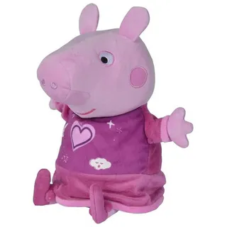Simba Plüschtier Peppa Pig, Mehrfarbig, Pink, Kunststoff, Textil, 16.5x30x18.5 cm, unisex, Gute-Nacht-Musik, Spielzeug, Kuscheltiere