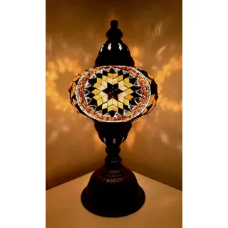 Samarkand - Lights Mosaiklampe Mosaik - Tischlampe L Stehlampe orientalische mosaiklampen GOLD - STERN