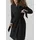 Fortuneaya Mantel Black Detail Solid S