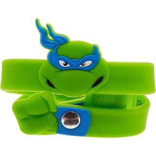 Teenage Mutant Ninja Turtles Armband »Teenage Mutant Ninja Turtles Armband Leonardo, Raphael, Michelangelo, Donatello Armreif zum Sammeln und Tragen Jungen + Mädchen in Blau Orange Lila« blau