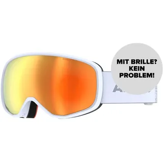 ATOMIC REVENT STEREO HD Skibrille I Ski- & Snowboardbrille mit Stereo Scheibentechnologie für klare Sicht I Damen- & Herren-Ski-Brille mit Live Fit Rahmen für individuelle Passform