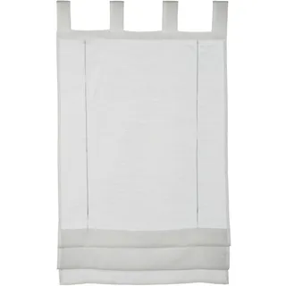 GARDINIA Raffrollo Voile Schlaufen 100 x 140 cm weiß