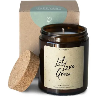 Hochzeit Geschenk Duftkerze im Glas mit Spruch aus Soja - 100% natürlich handgemacht vegan nachhaltig - Hochzeitsgeschenk Geschenkidee zur Hochzeit für Brautpaar Glückwünsche Heirat