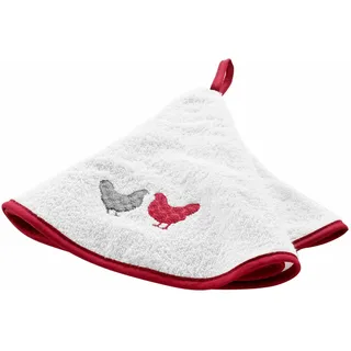 Douceur d'Intérieur Suzette rundes Handtuch (Durchmesser 60 cm), Bestickt, Frottee