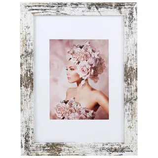 Ideal Trend Bilderrahmen Shabby-Weiß 21x29,7 cm 3er Set