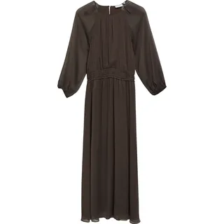 Comma, Maxikleid Semitransparent Dunkelbraun 46