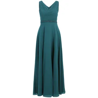 Vera Mont Abendkleid Plissee Dark Emerald 40