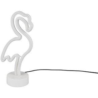 Reality Leuchten LED-Tischleuchte Flamingo Kunststoff