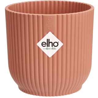 elho Vibes Fold Rund Mini 7 Pflanzentopf - Blumentopf für Innen - 100% recyceltem Plastik - Ø 7.0 x H 6.5 cm - Rosa/Zartrosa