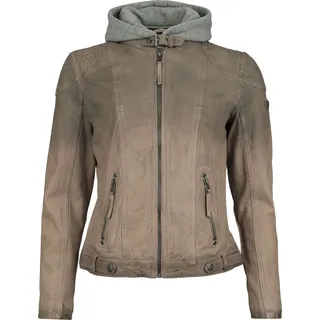 Mauritius Lederjacke Damen Cascha LAMOV taupe Basics 100% Leder L - Taupe - L