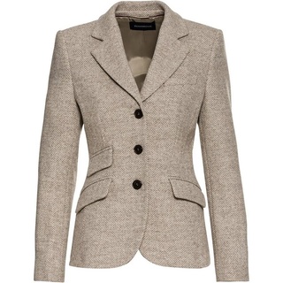 Highmoor Jackenblazer Fischgrat-Tweed-Blazer beige 48