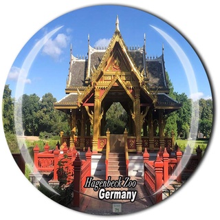Hagenbeck Zoo Hamburg Deutschland Kühlschrankmagnet Souvenir Geschenk Kristallkollektion