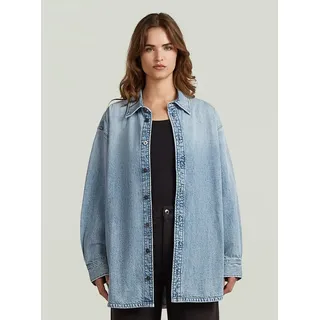G-Star Maxi Overshirt Blau S