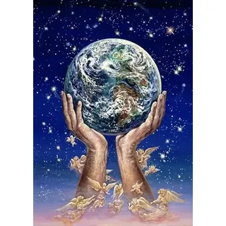Grafika - Josephine Wall, Hands of Love - 1500 Teile Puzzle - Künstlerische Darstellung, Schutz des Planeten - Puzzle für Erwachsene