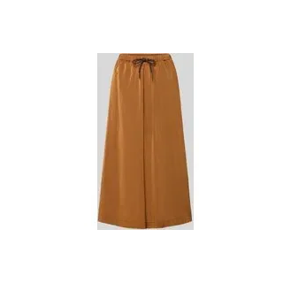 Maxirock mit elastischem Bund, Cognac, 42