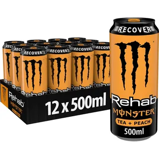MONSTER ENERGY Rehab Tea - Peach 12x 500ml