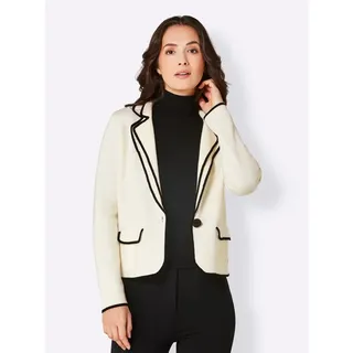 creation L Merino-Strickblazer in ecru | Gr.: 38