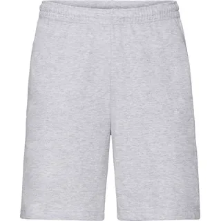 FRUIT OF THE LOOM Homewearhose Unisex-Freizeithose, kurz Uni grau L