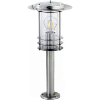 Grafner Außenstandleuchte Edelstahl 80,0 cm ohne Leuchtmittel silber