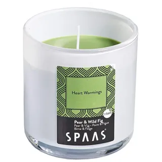 SPAAS Duftkerze im Glas mit Aluminium Deckel, ± 56 Stunden - Heart Warmings